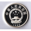 Cina 5 Yuan 1996 Ag. Magao Sanctuary Fondo Specchio KM# 972